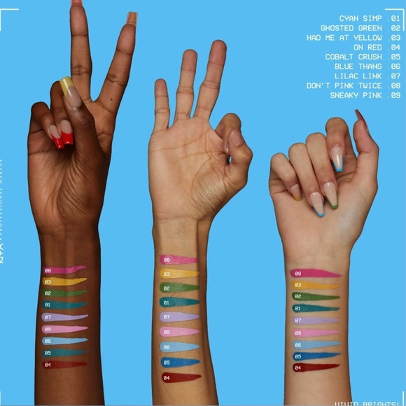 (2)-NYX PROFESSIONAL MAKEUP Vivid Brights Liquid Eyeliner Liner - 07 LILAC LINK - Picture 10 of 10